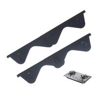 Couvercle D'écart De Poêle - Kit De Garniture De Cuisinière De 27,6 Pouces En Acier Inoxydable | Remplisseur D'écart De Four, Ensemble Rétractable De 2 Protections Contre Les Fissures De Comptoir Pour