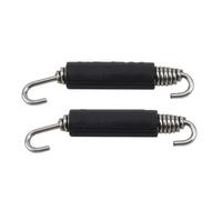 Couvercle d'échappement de moto Bouclier Thermique Lot de 2 crochets à ressort pour tuyau d'échappement de moto en acier inoxydable, adaptés aux Akrapovic SC Project AR