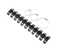 Couvercle d'échappement de moto Couvercle de protection de tuyau de silencieux d'échappement pour YAMAHA YZ85 YZ125 YZ250 YZ426F YZ450F YZ 85 125 250 450 F 426F Protection Pot Echappement(Black)