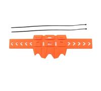 Couvercle d'échappement de moto Couvercle de protection universel pour silencieux d'échappement de moto Couvercle D'échappement Rond(Orange)