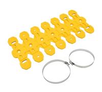 Couvercle d'échappement de moto Protection Pot Ech Convient pour HUSQVARNA Convient pour KTM Bouclier d'échappement Silencieux Tuyau Protecteur Couvercle Bouclier thermique(Yellow)