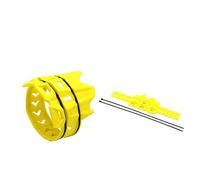 Couvercle d'échappement de moto Protection Pot Ech Couvercle de protection d'échappement universel pour moto, silencieux d'échappement, compatible avec KTM SX EXC(Yellow)