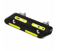 Couvercle d'échappement de moto Protection Pot Ech Protection thermique pour silencieux d'échappement, compatible pour Yamaha YZF250 YZF450 YZF 250 YFZ250 YFZ450 WRF250 WRF450(Yellow)