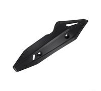 Couvercle d'échappement en ABS conçu pour Honda Click 150 pour Click 125 - Bouclier thermique et protection de tuyau (noir)