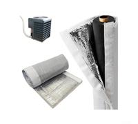 Couvercle d'échappement portable AC 180 cm avec 4 sangles de fixation | Composite à trois couches, isolation thermique, réduit la chaleur pour l'évacuation, abaisse la température et