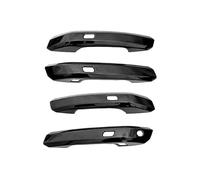 Couvercle décoratif de poignée Capuchon Protection Anti-rayures Poignée Porte Extérieure Voiture Garniture En Plastique ABS Accessoires Pour A4L Q5L 2017-2024(Style 3)