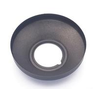 Couvercle décoratif de robinet en acier inoxydable pour tuyau à fixation murale et couvercle résistant à la chaleur pour tuyaux d'alimentation en eau (80 x 25 x 18 mm)