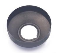 Couvercle décoratif de robinet en acier inoxydable pour tuyau à fixation murale et couvercle résistant à la chaleur pour tuyaux d'alimentation en eau (66 x 25 x 35 mm)