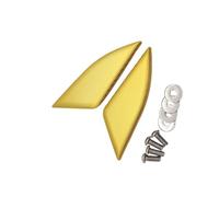 Couvercle décoratif de trou de miroir adapté à Panigale V2 2018 2019 2020 2021 2022 2023 2024, Base de rétroviseur, capuchon d'élimination de déflecteur Pièces de réparation(Yellow)