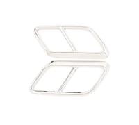Couvercle Décoratif De Tuyau D'échappement Arrière De Voiture, Pour Land Rover Pour Range Rover Velar 2017 - 2021 Embouts De Tuyau D’éChappement ArrièRe(Silver)