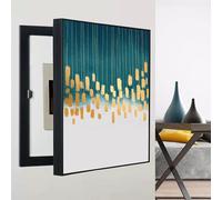 Couvercle décoratif pour compteur électrique - Art mural créatif pour panneau de disjoncteur et interrupteur à fusible, peinture décorative pour panneaux électriques de maison