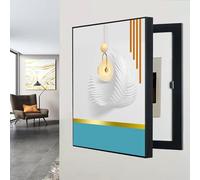 Couvercle décoratif pour compteur électrique et boîte à fusibles, améliore l'esthétique des armoires intérieures, idéal pour la décoration de la maison
