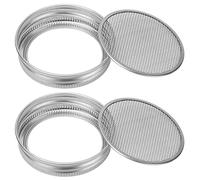 couvercle d'écran de bocal à germination Couvercle de filtre à germination Couvercle de bocal en conserve pour bocaux à bouche régulière(86mm) Home Appliance Parts Other Home Appliance Parts