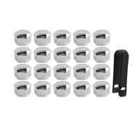 Couvercle d'Écrou de pour roue Argenté 18mm ABS 20pcs pour tesla 3 S Y | Résistant à l'eau et à la pour poussière pour facile à installer pour tesla Model 3 S Y 2017-2020 extracteur