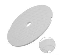 Couvercle d'écumoire de piscine compatible avec Hayward Auto-Skim SP1096 SP1097 SP1098 Housse carrée blanche pour entretien spa 25,4 x 25,4 cm