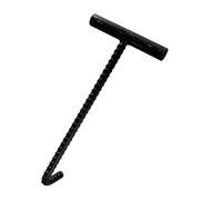 Couvercle d'égout professionnel Lid Lifter avec pas de poignée coulissante, crochet de regard pour les vies auxiliaires plus âgées et extracteur de trou de manche