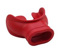 Couvercle d'embouchure de régulateur et support de pieuvre pour plongée sous-marine et tuba conçu avec rainure de fixation pour fournir une connexion ferme et empêcher les débris d'entrer (rouge)