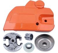 Couvercle d'embrayage de frein de tronçonneuse et kit de tambour d'embrayage de 325 ""7T pour Husqvarna 445 450 avec des pièces de