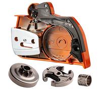 Couvercle d'embrayage latéral de pignon de chaîne avec frein for tronçonneuse Hus-qvarna 340 345 346 XP 350 351 353 357 XP 359 EPA OEM# 537 10 78-01