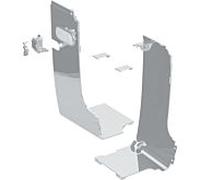 Couverture design Geberit sur le côté. p. externe WA 243251211 pour Geberit AquaClean Mera chromé brillant