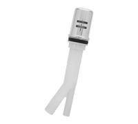 Couvercle D'espace D'air pour Lave-vaisselle, Noir, Abs | Cache à Collerette Percée, Finition Nickel Brossé, pour Évier Cuisine et Évacuation, Installation Facile