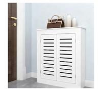 Couvercle d'étagère de radiateur, armoire chauffante à persiennes, Protection contre le vent, bouclier thermique décoratif, porte d'entrée, salle à manger(80x80x15cm/31.5x31.5x5.91in)