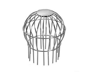 Couvercle d'évacuation de toit en acier inoxydable 304 avec protection en maille pour éviter le blocage des feuilles, de la mousse, de la saleté et d'autres matériaux étrangers (110 mm)