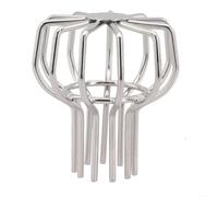 Couvercle d'évacuation de toit en acier inoxydable avec grille anti-blocage pour maintenir les tuyaux transparents et éviter l'accumulation de débris (pour tuyaux de 45 à 50 mm)