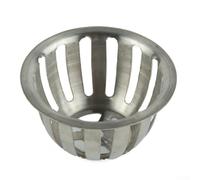 Couvercle d'évacuation de toit en acier inoxydable | Grille de protection de gouttière ronde pour bouchon de tuyau de pluie | Empêche l'encrassement des feuilles et des débris | Convient pour balcon |