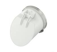 Couvercle d'évacuation en PVC avec protection contre les insectes, solution fiable pour canalisations extérieures dans les jardins et balcons (110 mm)