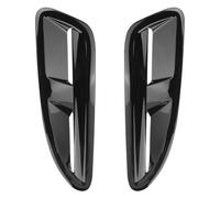 Couvercle d'évent capot Compatible Avec Jaguar Pour XKR XK8 Style ABS Prises D'air Capot Avant Noir Brillant Accessoires Automobiles