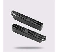 Couvercle d'évent de conduit de climatiseur, 2 pièces/ensemble accessoires de voiture siège arrière de voiture AC chaleur plancher climatiseur conduit de ventilation couverture de sortie Grille, for,