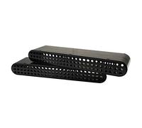 Couvercle d'évent de conduit de climatiseur, 2 pièces/ensemble accessoires de voiture voiture sous siège arrière AC chaleur plancher climatiseur conduit évent sortie Grille couverture, for, for Jagua