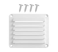 Couvercle D'évent De Yacht - Panneau D'échappement Carré, Écran D'installation Facile, Bouclier D'air De Remorque | Fonction De Râpée Compacte Protégée Par UV, Cadre En Plastique