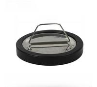 Couvercle d'évier de cuisine, couvercle en acier inoxydable, bouchon en caoutchouc noir pour lavabo, export Afrique du Sud-Est QS025