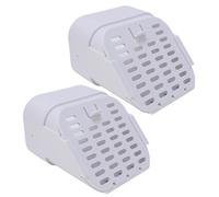 Couvercle d'extension de décline, 2x3 Pouces Type A Plastique Filtre Filtre Gobetes Gardes à la CIW à la cime (Blanc)