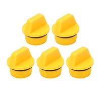 Couvercle d'huile universel ABS résistant à l'usure, bouchon de remplissage d'huile universel pour Hidea quatre temps hors-bord jaune 5 pièces