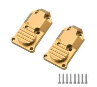 Couvercle Diff En Laiton Pour Voiture Axial Scx24 1/24 Rc, 2 Pièces, Boîtier Différentiel, Pièces De Mise À Niveau Avant Et Arrière, Accessoires