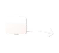 Couvercle D'œil De Remorquage pour VW pour Passat CC 2009-2012 | Couvercle Œil Remorquage Pare-chocs Arrière 3C8807441 3C8 807 441 Cache Crochet De Remorquage(White Passenger Side)