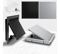 Couvercle d'inspection en métal, porte d'accès verrouillable en alliage d'aluminium de 200mm-400mm-600mm, trappe de Service robuste(Gray,50x50cm)