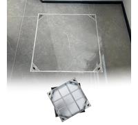 Couvercle d'inspection extérieur pour fosse septique enterrée - Trappe d'accès paysager - Grille de drainage multi-spécifications - 50 x 50 x 8 cm - Qualité professionnelle