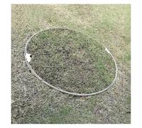Couvercle d'inspection rond en acier inoxydable 300 mm Siphon d'accès caché pour allée et trottoir - Couverture d'accès élégante pour pelouse - Solution de drainage imperméable