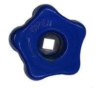 Couvercle d'interrupteur de volant de cylindre d'oxygène pour systèmes de contrôle de valve argon avec alésage carré de 8 x 8 mm