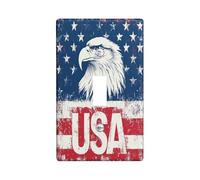 Couvercle d'interrupteur décoratif vintage USA 4 juillet 1 interrupteur à bascule simple, plaque murale Eagles Independence Day de taille standard, plaque frontale électrique esthétique pour chambre à
