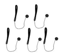 Couvercle D'objectif Anti-Perte 5 Pièces Corde Universelle pour Appareil Photo DSLR SLR Capuchon D'objectif Sangle Lanière pour Prévenir Perte