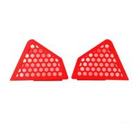 Couvercle d'ouverture de réservoir de carburant pour VTT, UTV, véhicules tout-terrain - Plastique ABS, résistant à l'usure et ne se déforme pas, installation rapide, noir/rouge/bleu/rose/jaune (rouge)