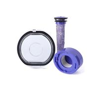 Couvercle Du Bac à PoussièRe avec Joint D'éTanchéIté pour Dyson V7 V8 avec Jeu de Filtres Pré et Post HEPA ACCESSOIRE D’ASPIRATEUR