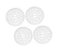 Couvercle du Bouchon D'essorage de Machine à Laver 22cm, 4 Pièces | Plastique Blanc, pour Laveuse Automatique, Accessoire de Linge Domestique
