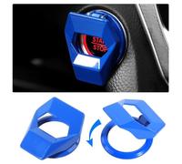 Couvercle du Bouton d’démarrage la Voiture pour Vw Golf VI Cabrio (517), Auto Adhésif Décoration de Commutateur de Moteur de Voiture,D/Blue