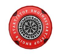 Couvercle Du Bouton D'arrêt De Démarrage Moteur - Zinc 5x5x1,5 Cm, Anti-rayures | Décoration D'allumage, Protection Universelle Contre Les